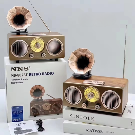 Retro Radio NS-802BT Phonographe Haut-parleur avec Bluetooth — vue 2