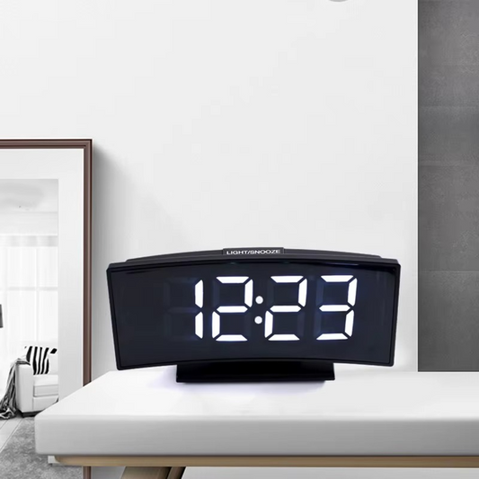 AuraTime™ Réveil Digitale Incurvé Multifonction 3-en-1 — vue 2