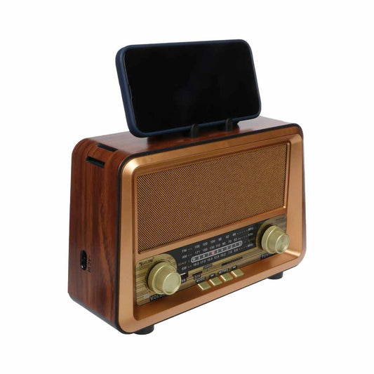 Radio Portable Sans Fil RX-BT1006 – Vintage & Moderne à la fois — vue 2