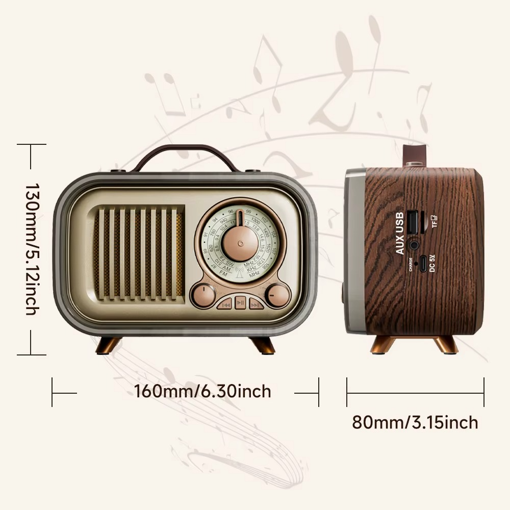 Radio Rétro Meier MD-1316BT — vue 7