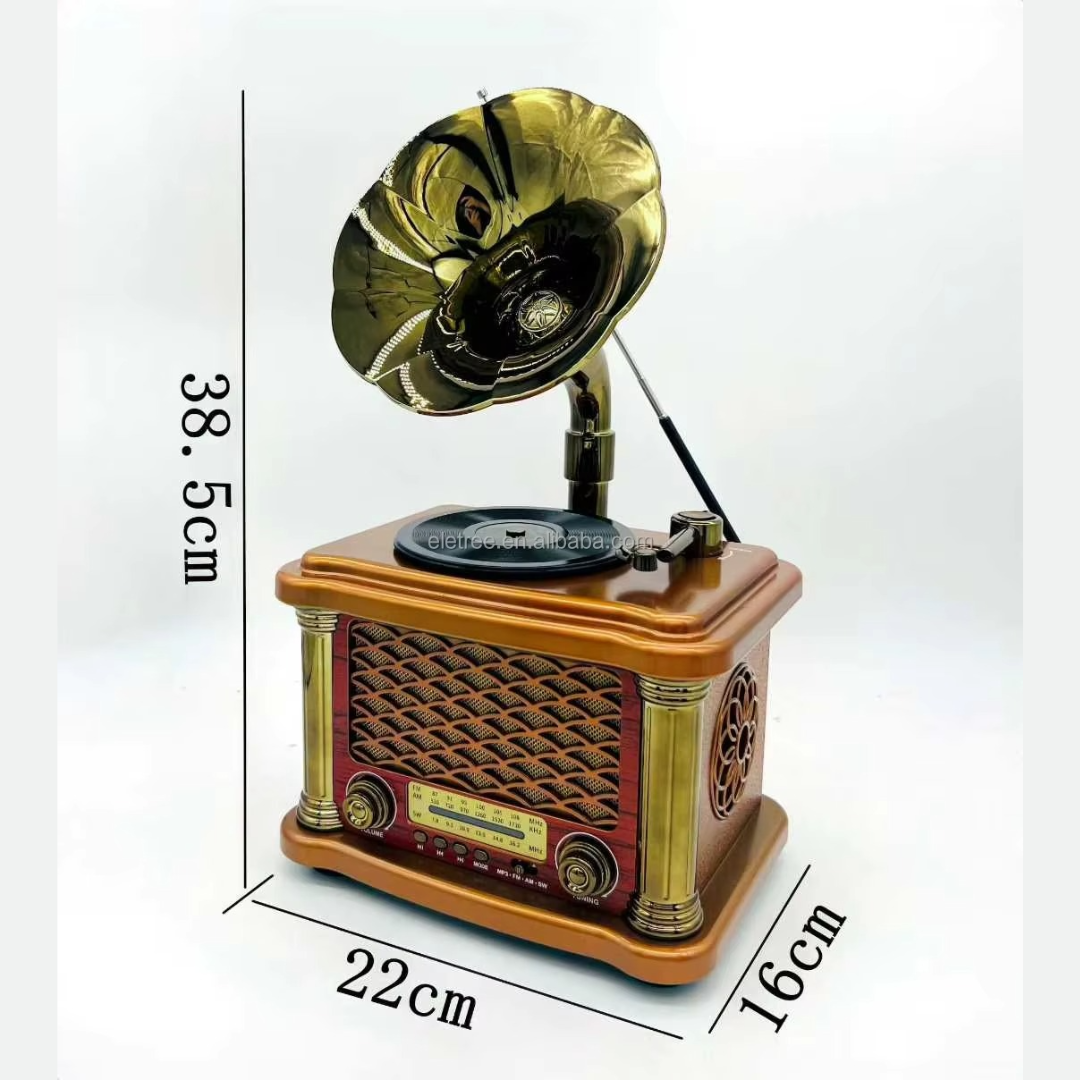 L’Aristocrate du Son: Radio & Haut-Parleur Gramophone Bluetooth — vue 6