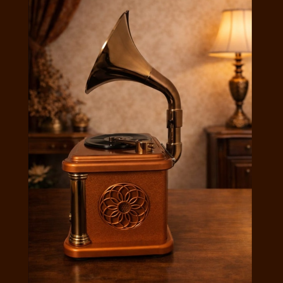 L’Aristocrate du Son: Radio & Haut-Parleur Gramophone Bluetooth — vue 4