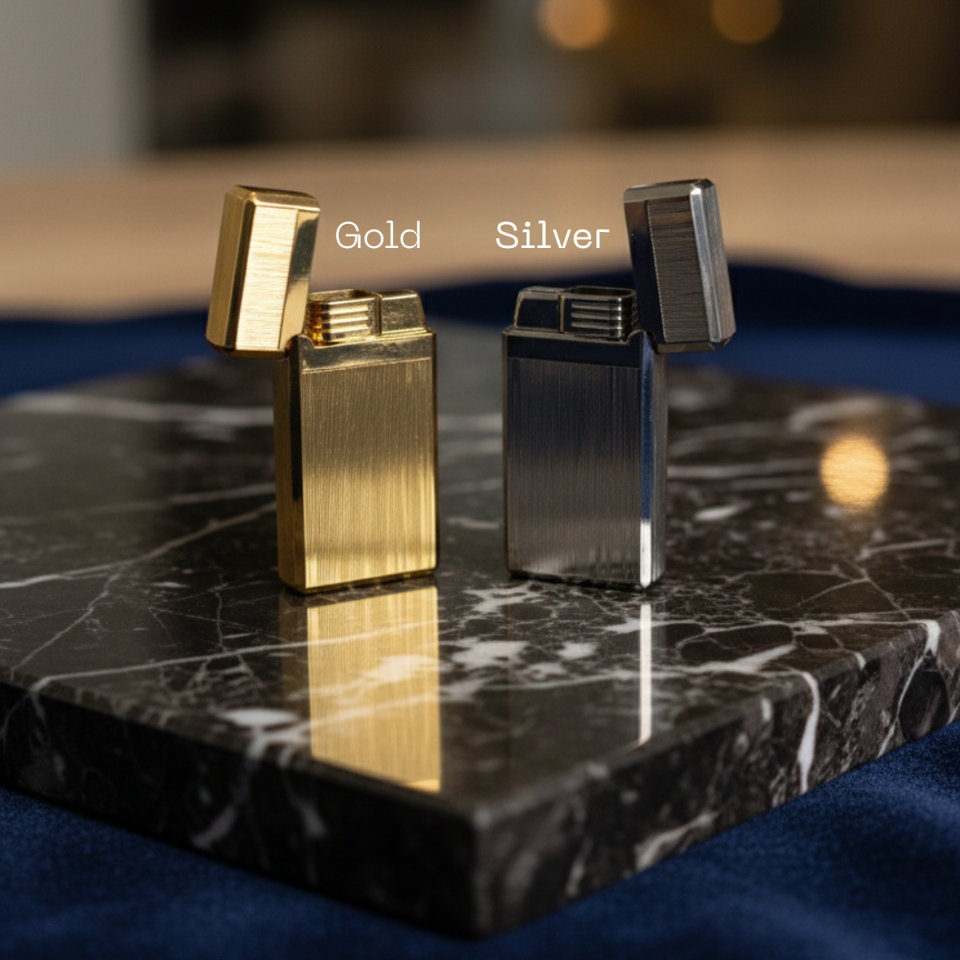 Pack 2 Briquets Métallique Premium GOLD & SILVER — vue 2