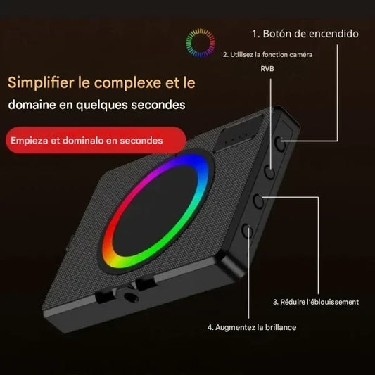 Lumière LED F06 RGB — vue 2