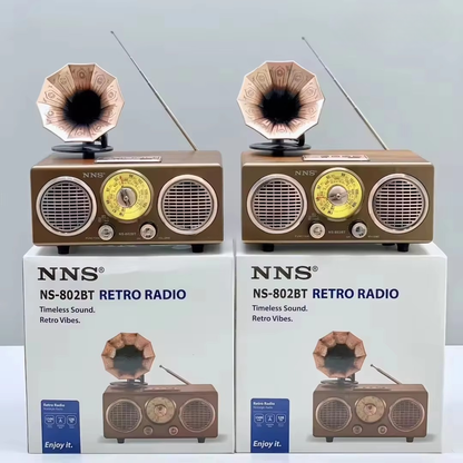 Retro Radio NS-802BT Phonographe Haut-parleur avec Bluetooth — vue 3