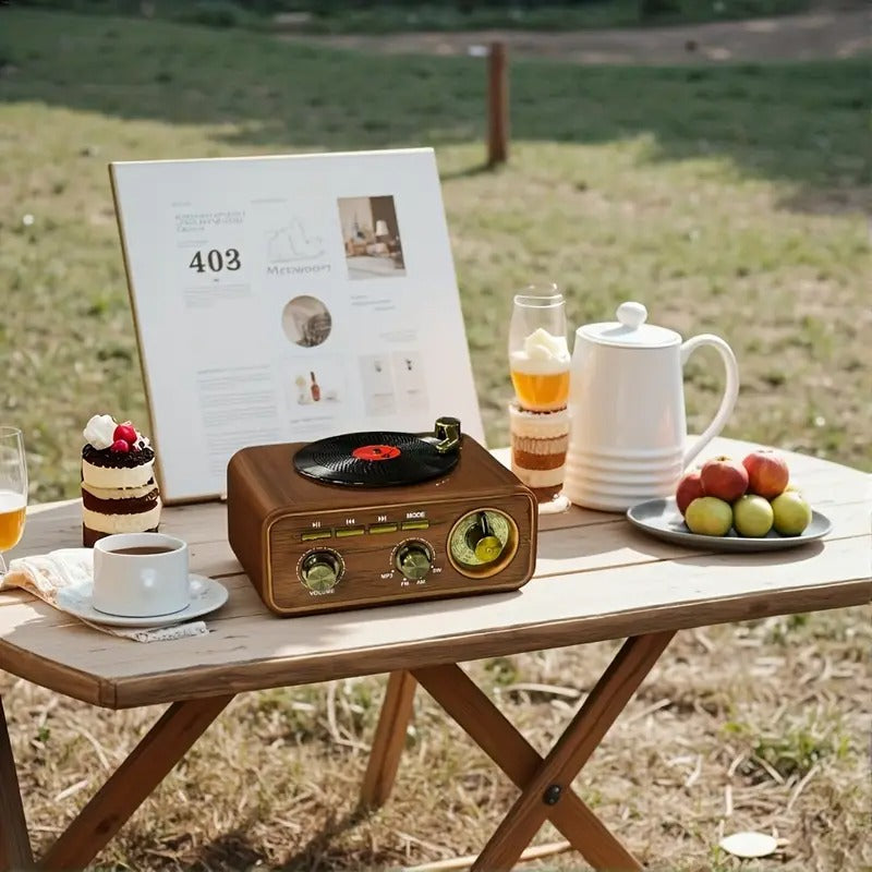 Radio & Haut-Parleur Vintage Bluetooth Meier™ – Élégance Rétro, Technologie Moderne — vue 6