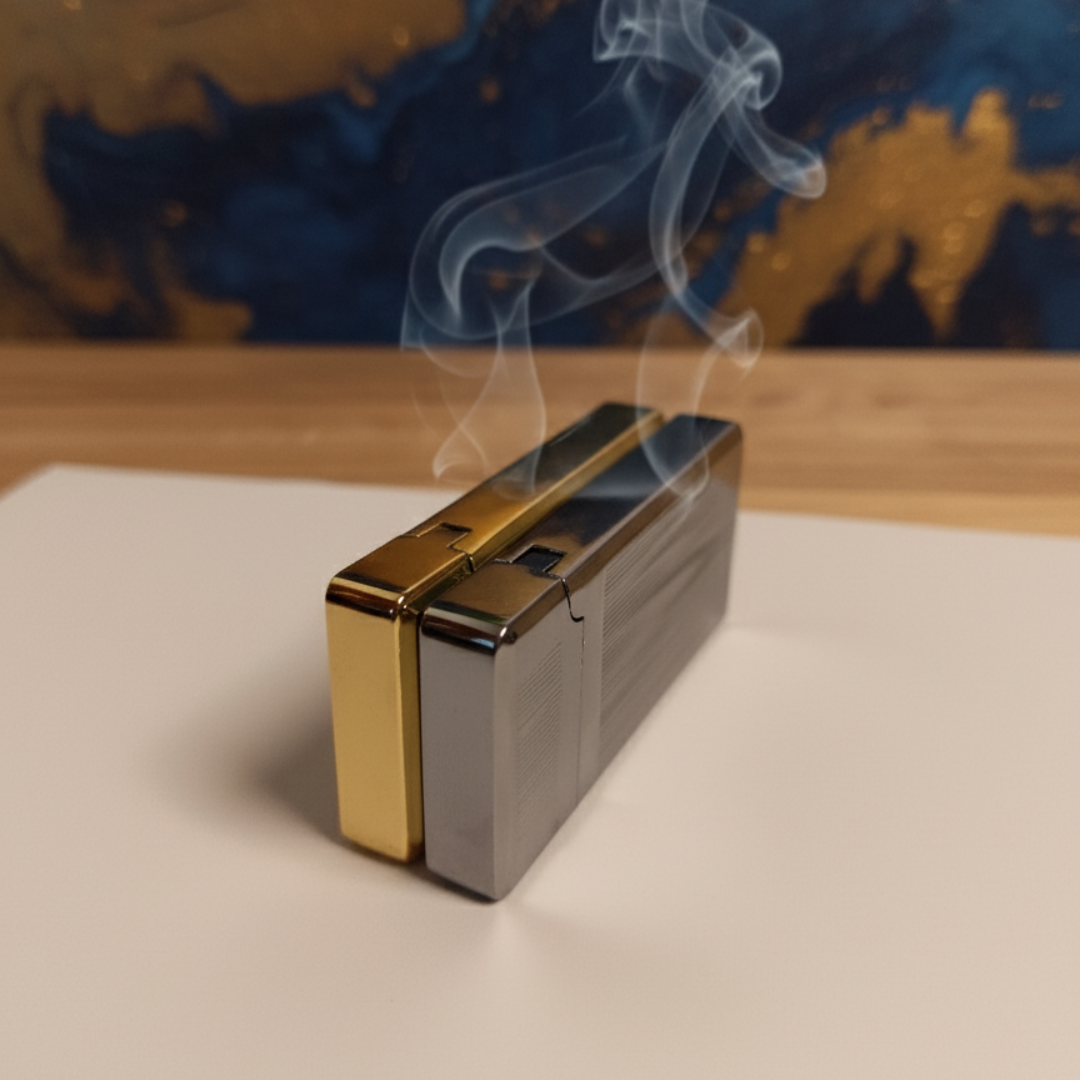 Pack 2 Briquets Métallique Premium GOLD & SILVER — vue 4