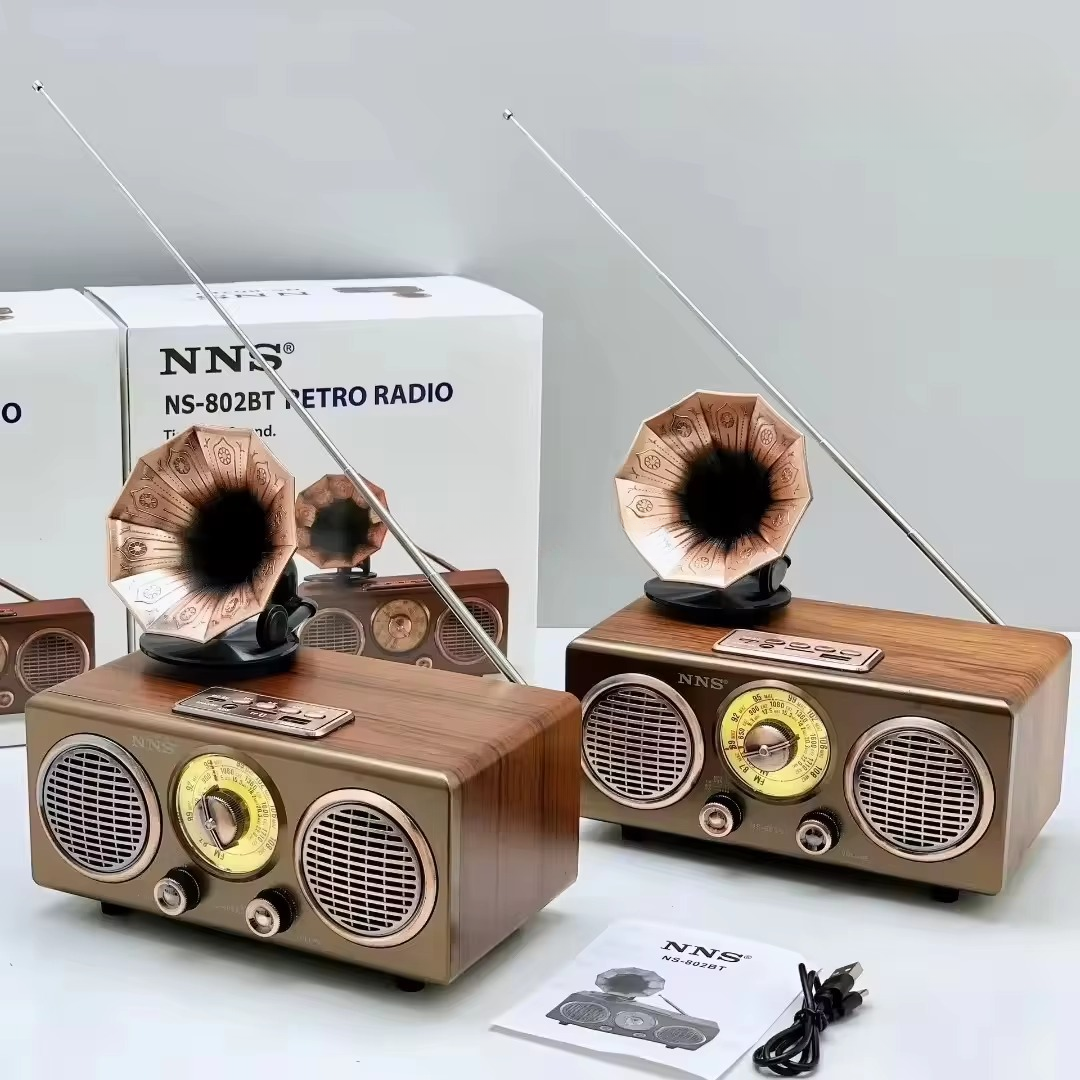Retro Radio NS-802BT Phonographe Haut-parleur avec Bluetooth — vue 4