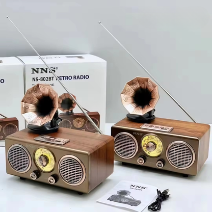 Retro Radio NS-802BT Phonographe Haut-parleur avec Bluetooth — vue 4