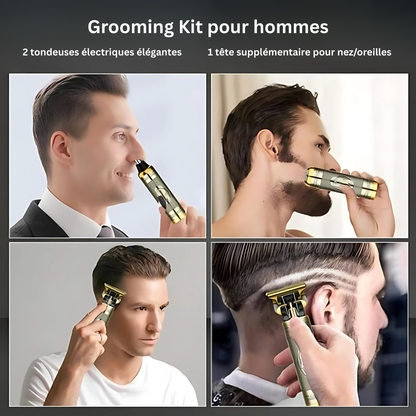 Pack Hygiène & Soin Masculin 4 en 1 | 2 Tondeuses, Kit Pédicure & Filtre — vue 5