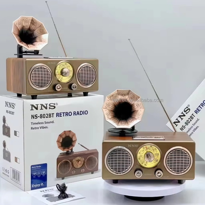 Retro Radio NS-802BT Phonographe Haut-parleur avec Bluetooth — vue 5