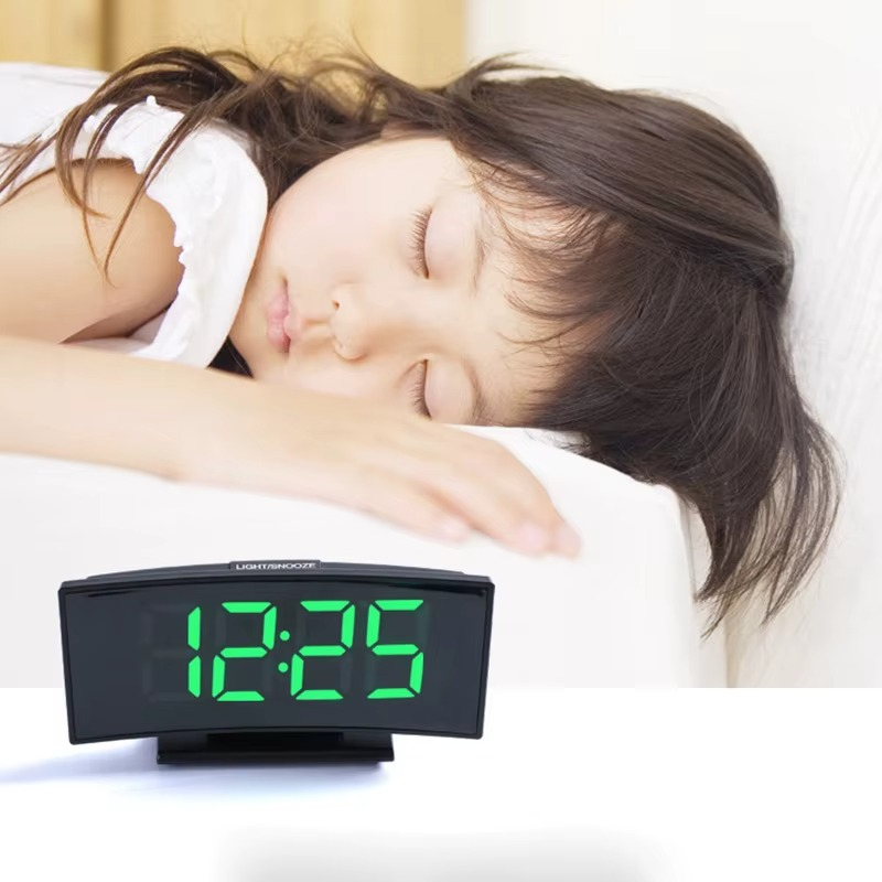 AuraTime™ Réveil Digitale Incurvé Multifonction 3-en-1 — vue 4