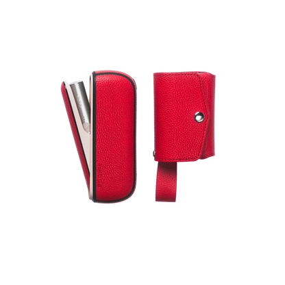 ILUMA Étui Cuir Rouge