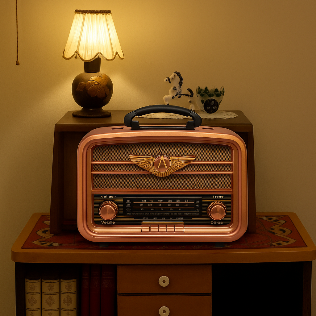 Haut-Parleur Vintage Portable – Radio FM MEIER RX-BT939 — vue 7