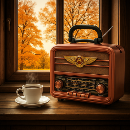 Haut-Parleur Vintage Portable – Radio FM MEIER RX-BT939 — vue 6