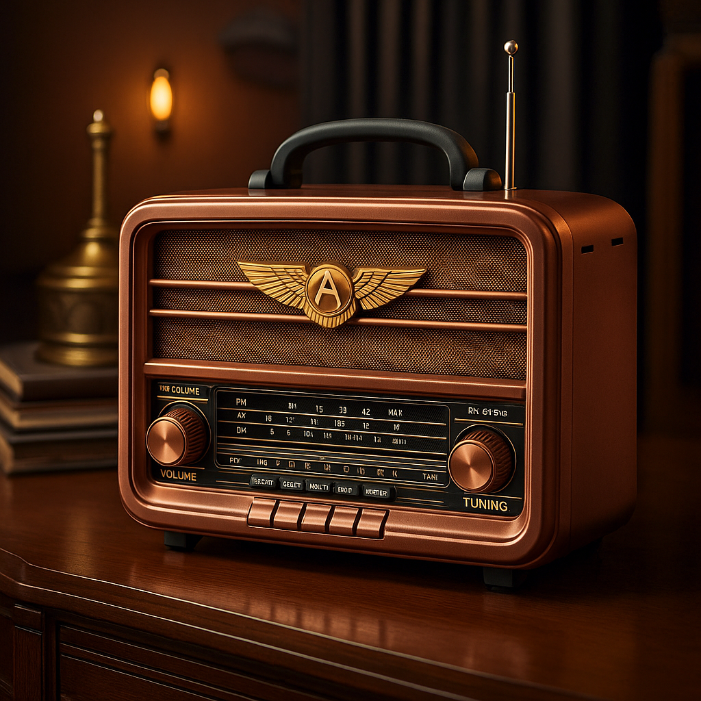 Haut-Parleur Vintage Portable – Radio FM MEIER RX-BT939 — vue 3