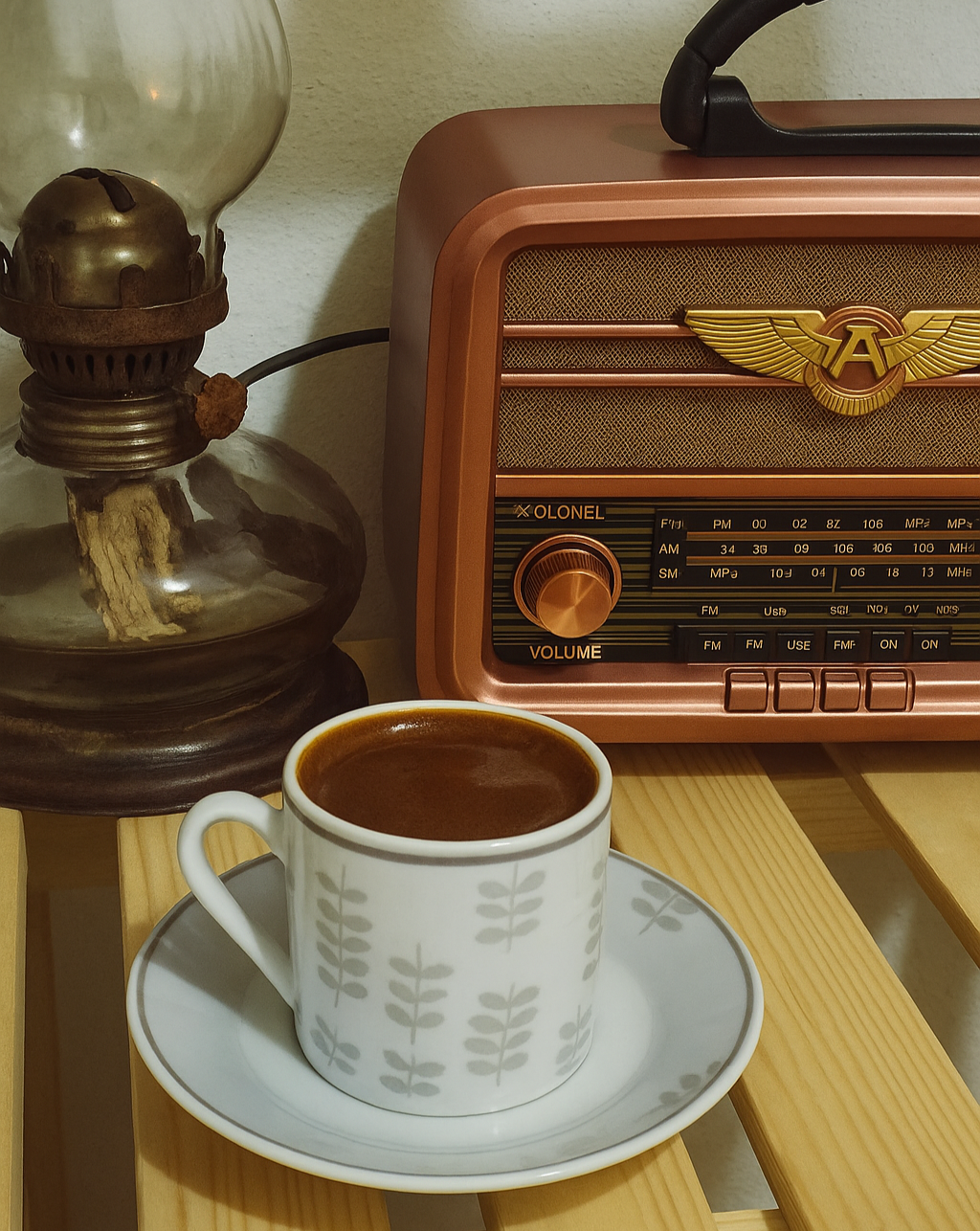 Haut-Parleur Vintage Portable – Radio FM MEIER RX-BT939 — vue 5