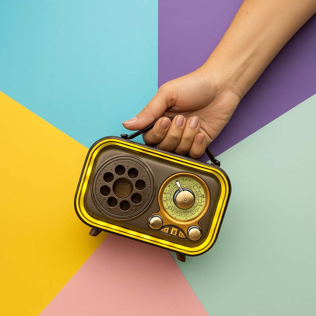 Radio Vintage Lumineuse MEIER MD-1315BT – Bluetooth, USB & Carte TF — vue 4