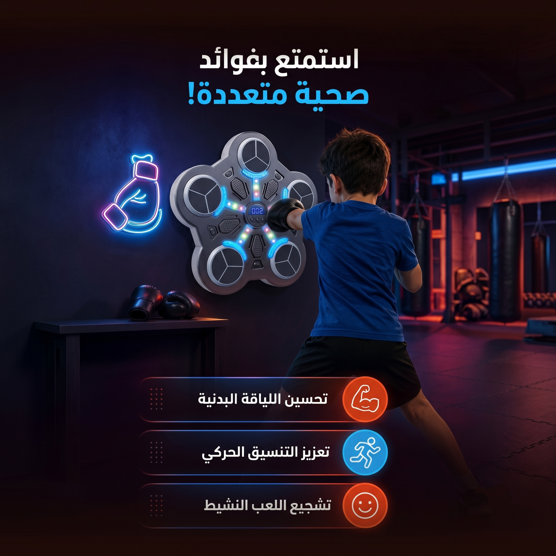 PunchHero™ – Machine de Boxe Interactive pour Enfants — vue 4