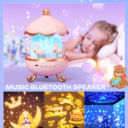 Projecteur Veilleuse Bunny's Carousel Bluetooth — vue 4