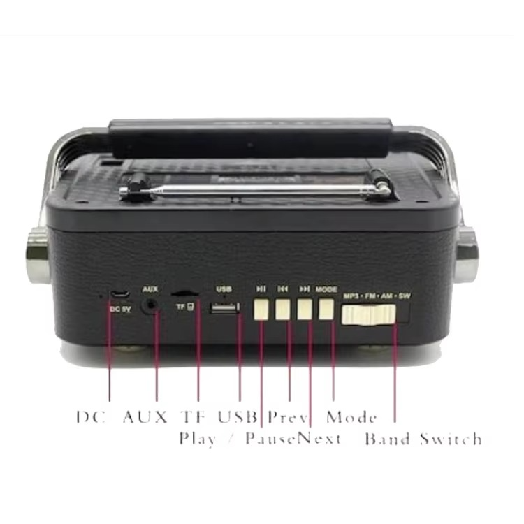 Radio FM/BT X-BASS M-181BT — vue 3