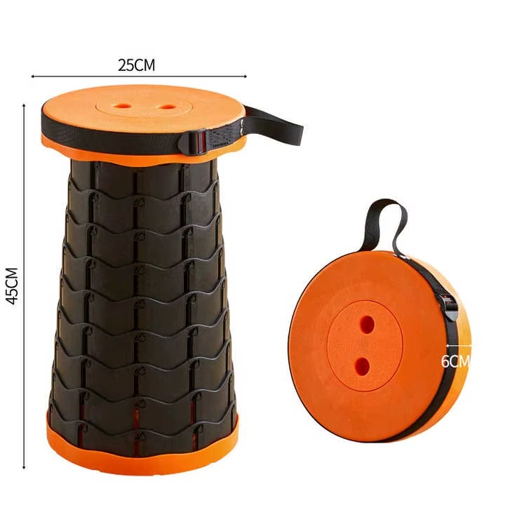 Tabouret Pliant Rétractable et Réglable Portable — vue 5