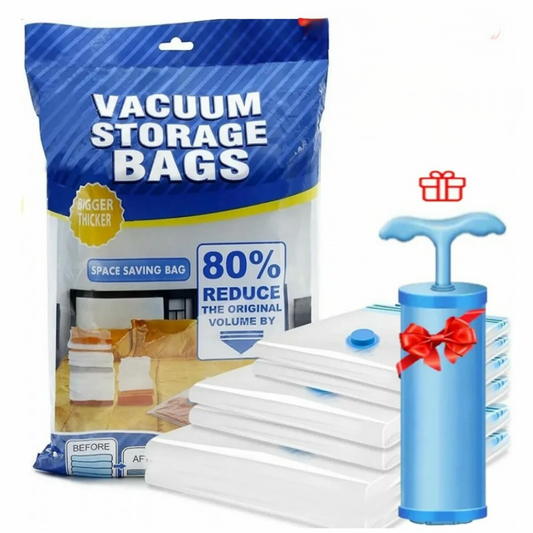 Pack Sacs de rangement sous vide avec pompe