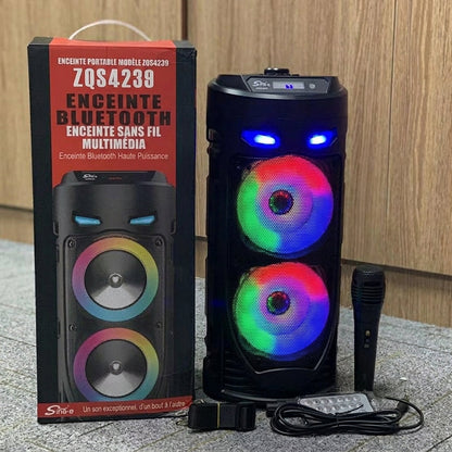 SonicGlow™ - Haut-Parleur Karaoké sans Fil Lumineux SING-E ZQS 4239S — vue 4