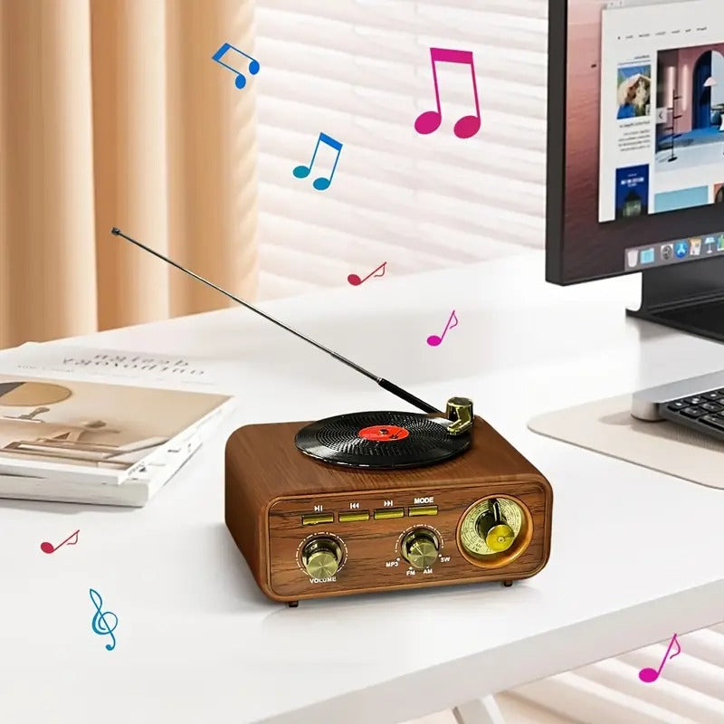 Radio & Haut-Parleur Vintage Bluetooth Meier™ – Élégance Rétro, Technologie Moderne — vue 8