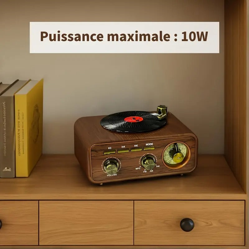 Radio & Haut-Parleur Vintage Bluetooth Meier™ – Élégance Rétro, Technologie Moderne — vue 5