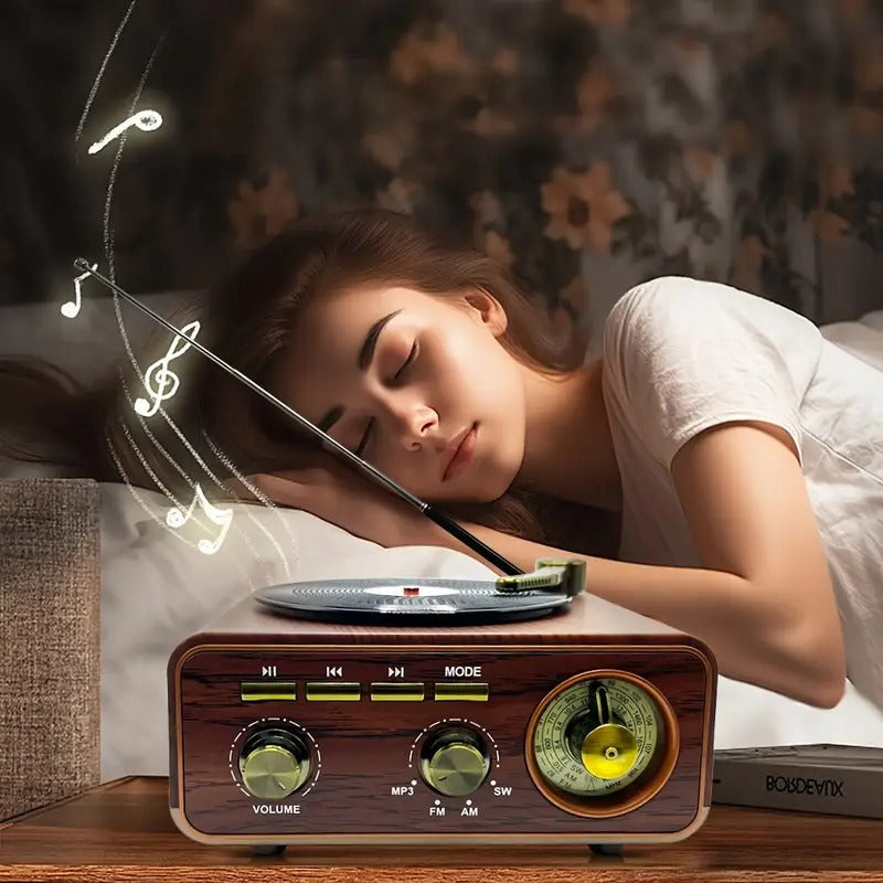 Radio & Haut-Parleur Vintage Bluetooth Meier™ – Élégance Rétro, Technologie Moderne — vue 9
