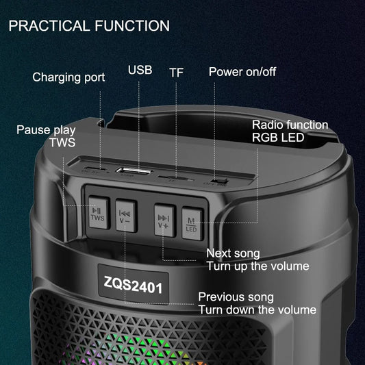 Haut-Parleur Portable "ZQS2401 Party" — vue 2