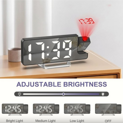 Réveil LED DCX-673 avec Projection — vue 3