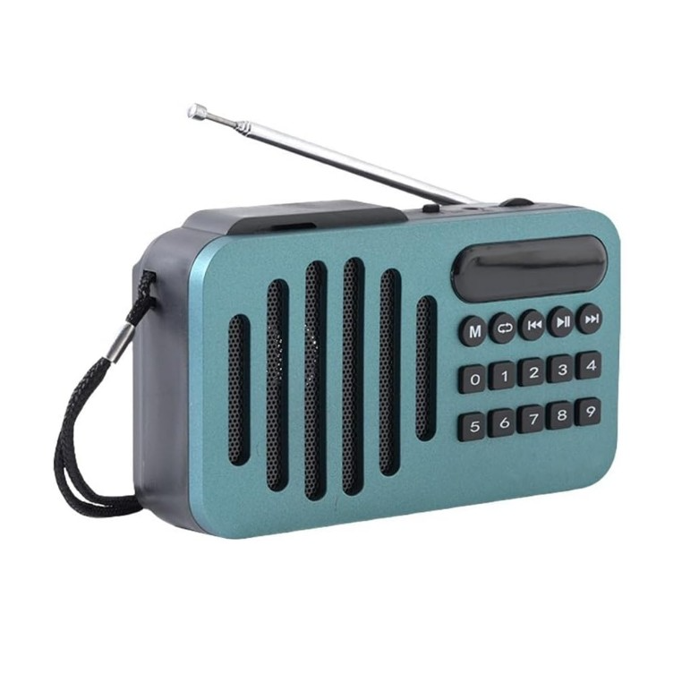 Radio FM avec haut-parleur rechargeable avec l’energie solaire — vue 3
