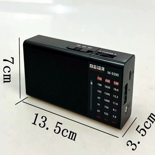 Mini radio à 3 bandes rechargeable Meier M-9390 — vue 2