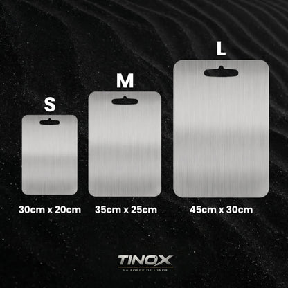 Planche à Decouper TINOX™ 100% Inox Alimentaire 304 (18/10) — vue 6