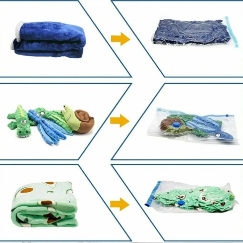 Pack Sacs de rangement sous vide avec pompe — vue 5