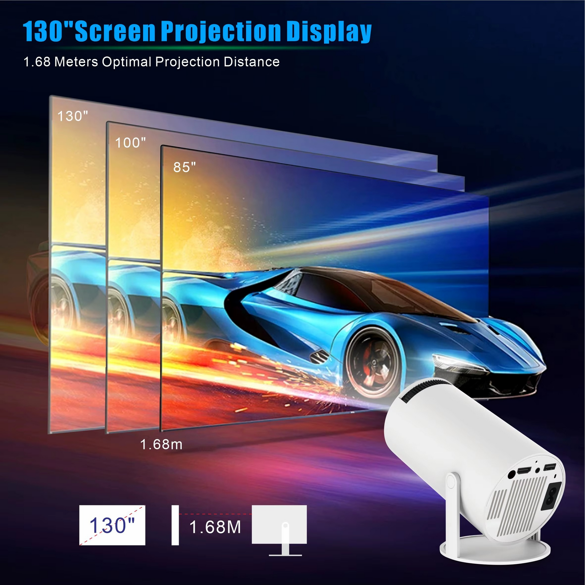 ArcadeBox™  Projecteur 4K avec console de jeux rétro intégrée +20 000 Jeux — vue 10