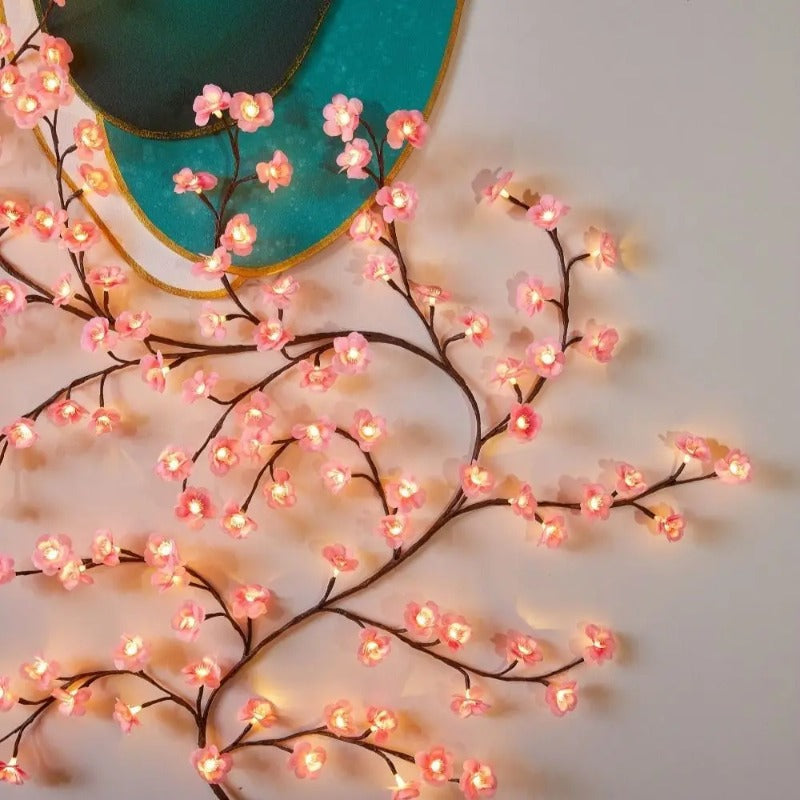 SakuraGlow™ – Guirlande LED Fleur de Cerisier pour Décoration Murale & Ambiance Romantique — vue 6