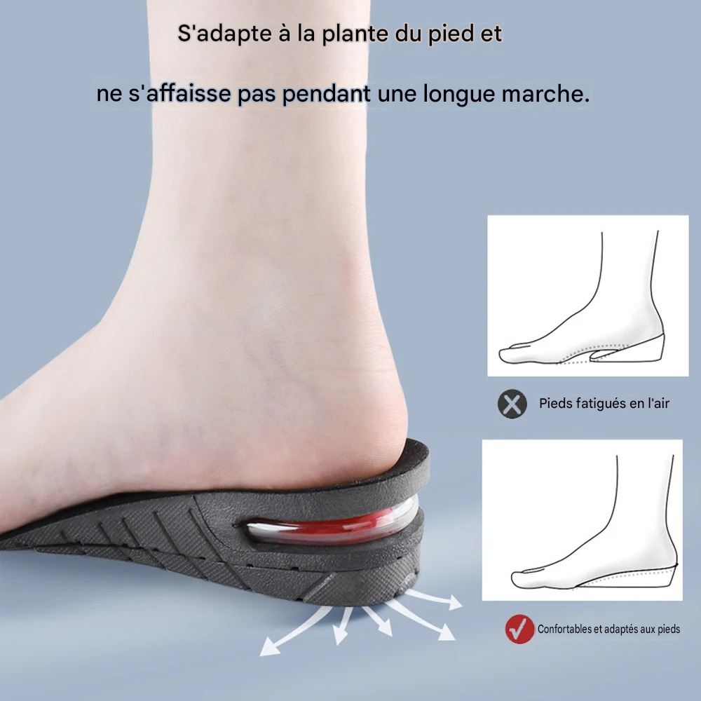 Semelles Réhausseuses Invisibles – Gagnez Jusqu’à +7,5 cm de Taille — vue 6