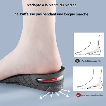 Semelles Réhausseuses Invisibles – Gagnez Jusqu’à +7,5 cm de Taille — vue 6