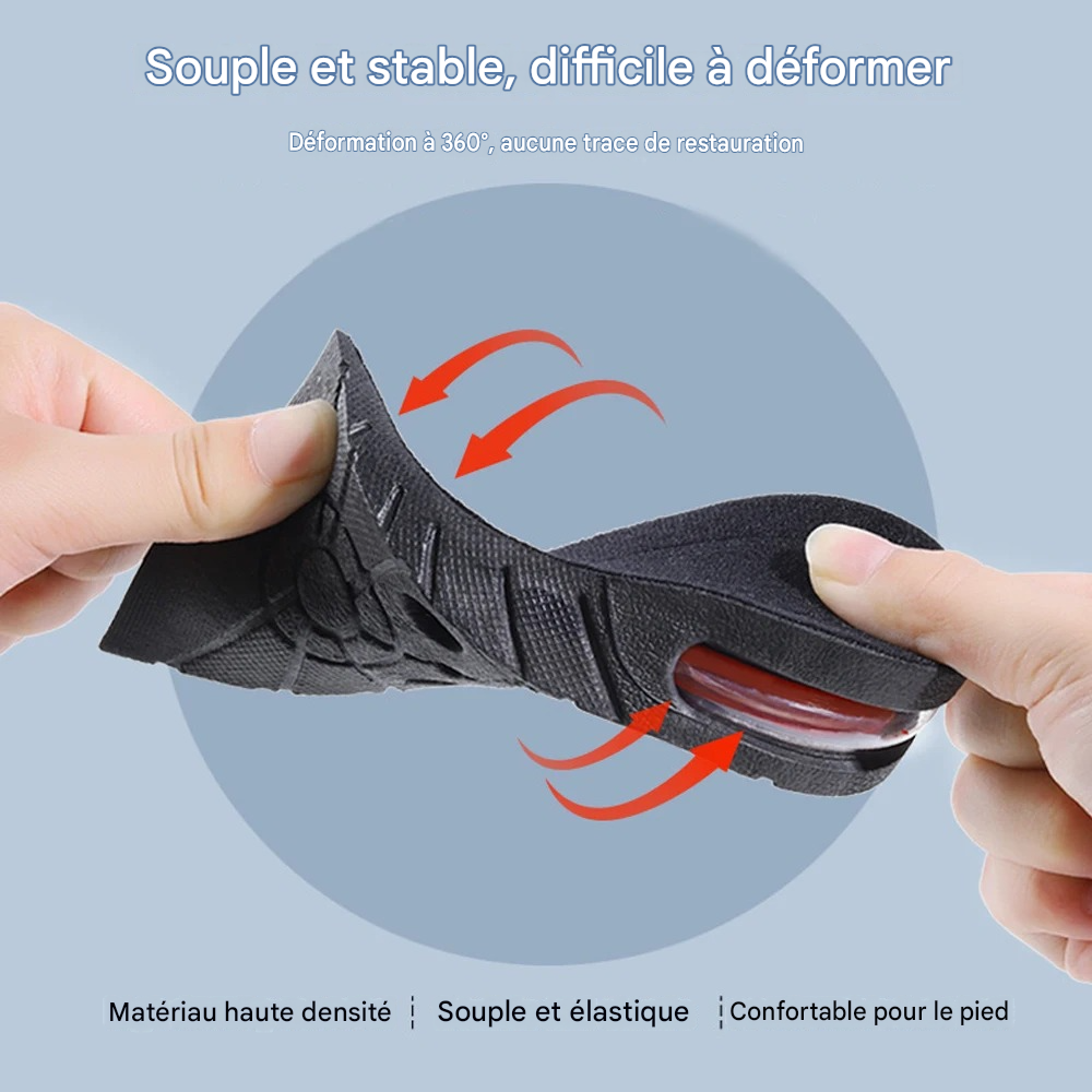 Semelles Réhausseuses Invisibles – Gagnez Jusqu’à +7,5 cm de Taille — vue 8