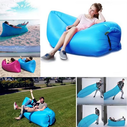 Canapé Gonflable Outdoor – Fauteuil Air Lounge Portable Ultra Confort pour Camping, Plage, Jardin & Voyage — vue 2