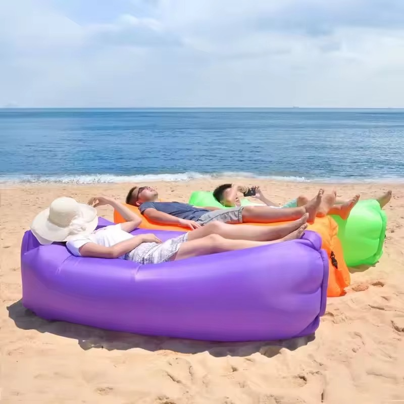 Canapé Gonflable Outdoor – Fauteuil Air Lounge Portable Ultra Confort pour Camping, Plage, Jardin & Voyage — vue 3
