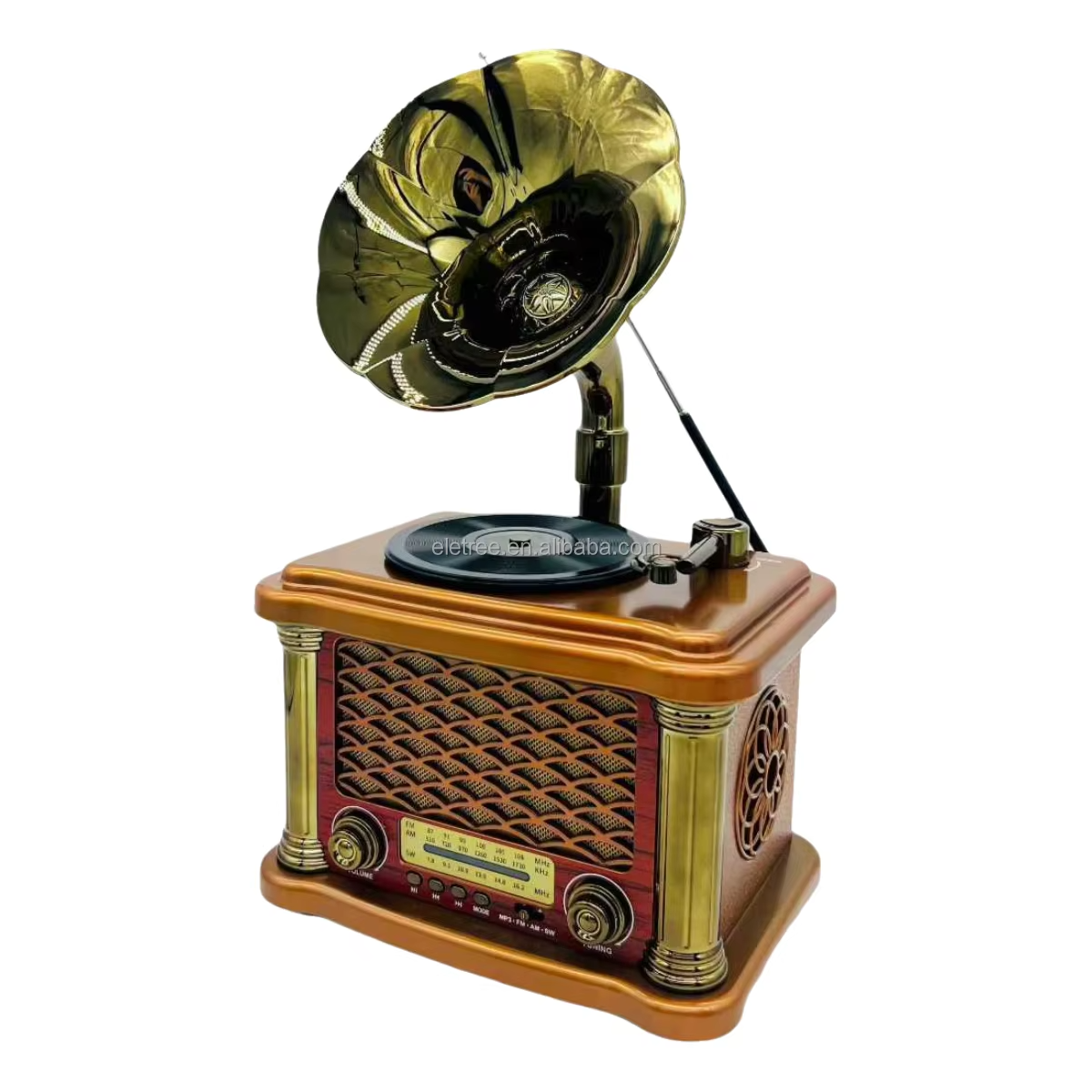 L’Aristocrate du Son: Radio & Haut-Parleur Gramophone Bluetooth — vue 5